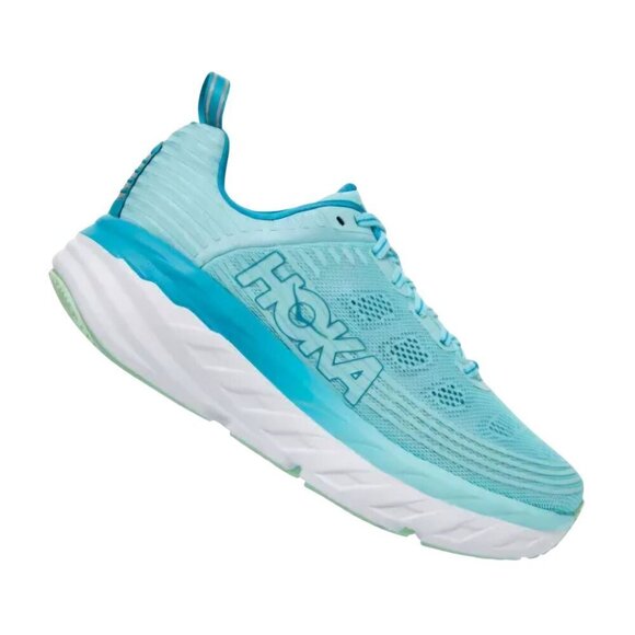 Hoka One One Bondi 6 Teal Blue Running Shoes Size 11 F27219L - Picture 1 of 9